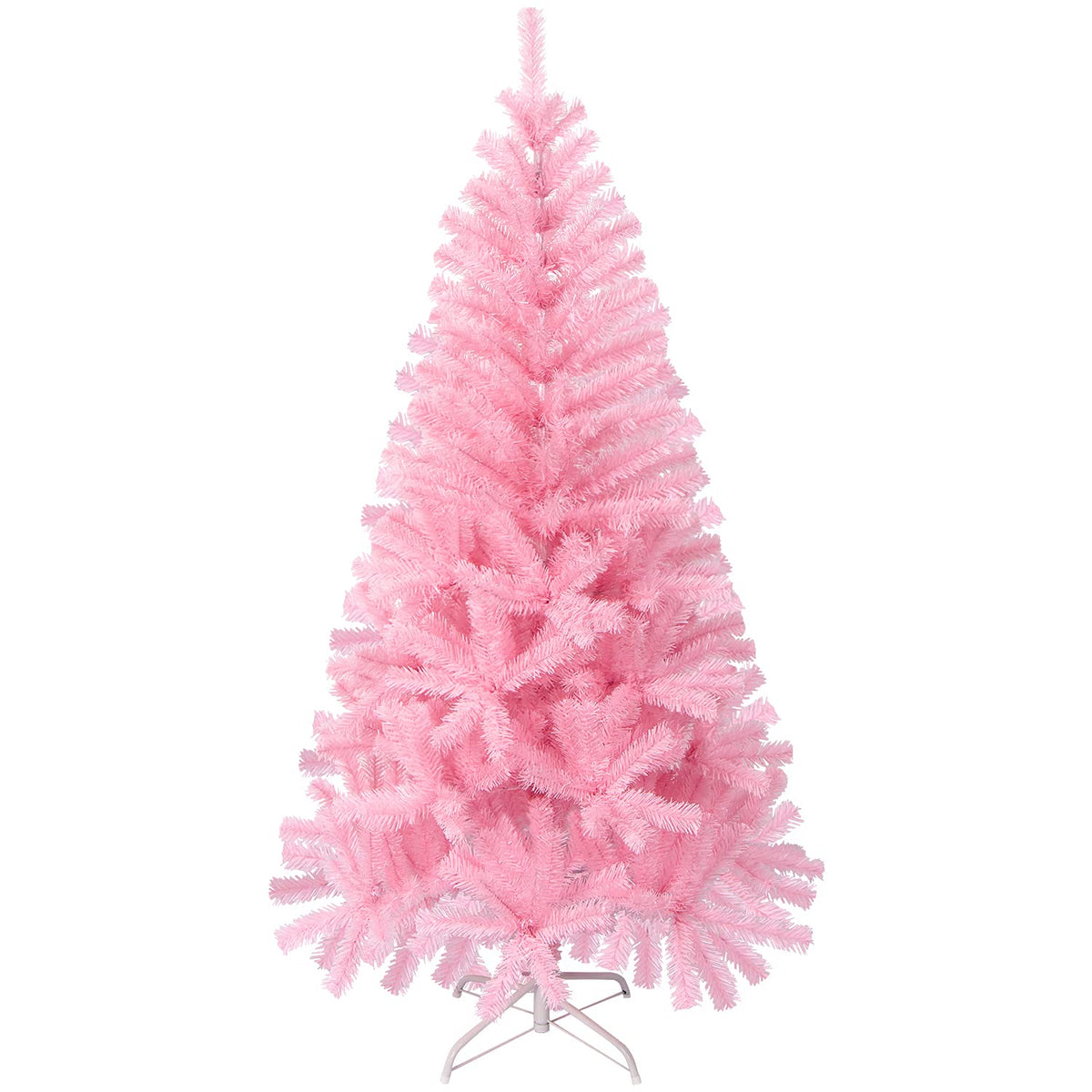 LOKIPA Pink Christmas Tree,5ft Artificial Christmas Tree with 450 Tips and Christmas Tree Metal Stand