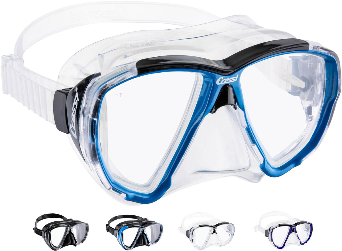 Cressi Big Eyes, Clear/Blue, One Size
