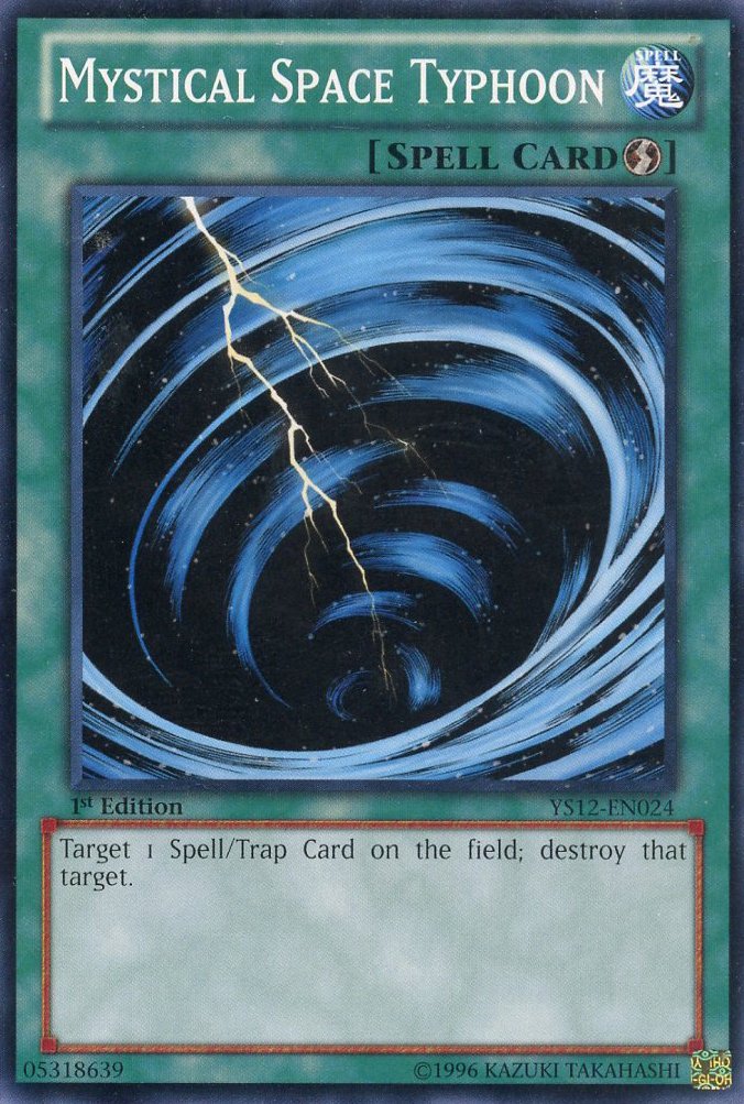 Yu-Gi-Oh! - Mystical Space Typhoon (YS12-EN024) - Starter Deck: XYZ Symphony - 1st Edition - Common