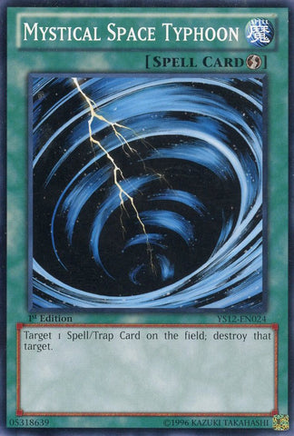 Yu-Gi-Oh! - Mystical Space Typhoon (YS12-EN024) - Starter Deck: XYZ Symphony - 1st Edition - Common