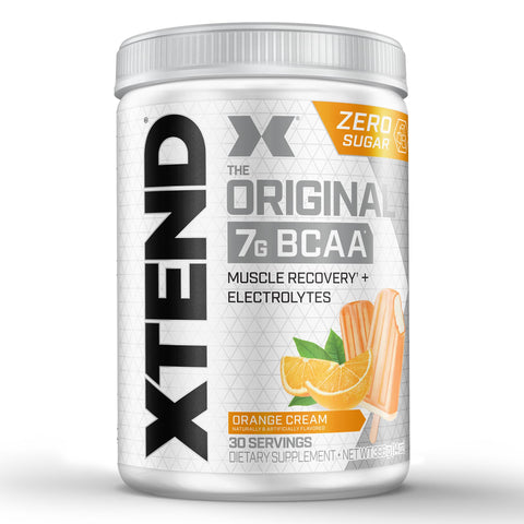 Xtend Original BCAA Powder Orange Cream | Sugar Free Post Workout Muscle Recovery Drink with Amino Acids | 7g BCAAs for Men & Women | 30 Servings