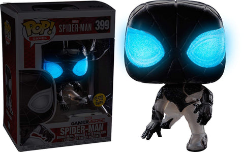 Funko Pop Games: Marvel Gameverse - Negative Spider-Man Glow in the Dark Collectible Figure, Multicolor