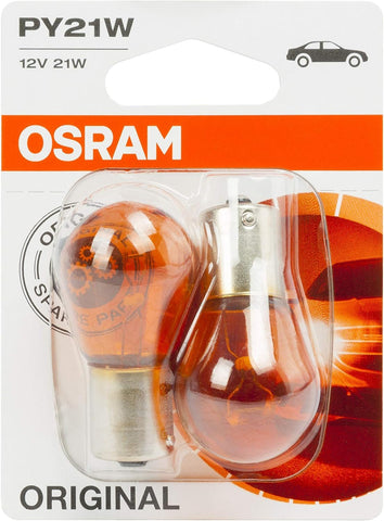 OSRAM Standard Bulbs - PY21W 12V 21W (581) Amber BAU15s - 7507-02B