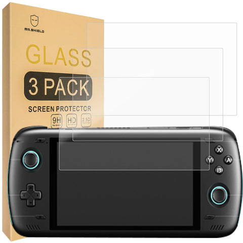 Mr.Shield Screen Protector for AYN Odin 2 / Odin2 [Tempered Glass] [3-PACK] [Japan Glass with 9H Hardness] Screen Protector