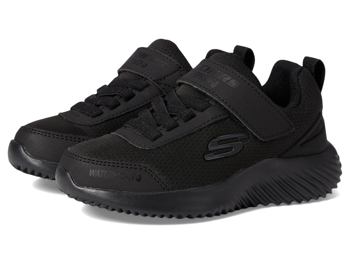 Skechers Boy's Bounder-DRIPPER Drop Sneaker, Black/Black, 2.5 Little Kid