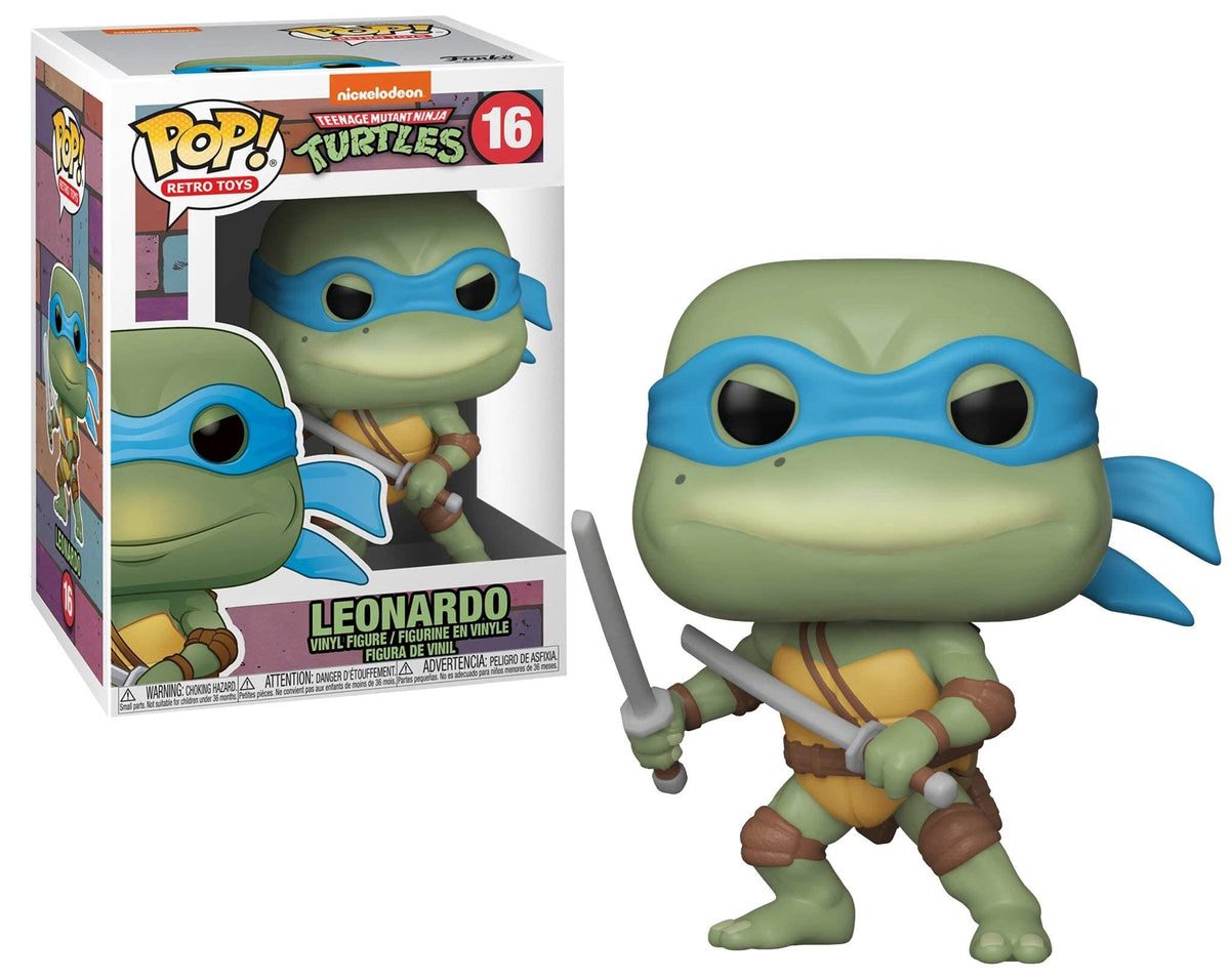 Funko Pop! Retro Toys: Teenage Mutant Ninja Turtles - Leonardo Vinyl Figure (Bundled with Pop Box Protector Case)
