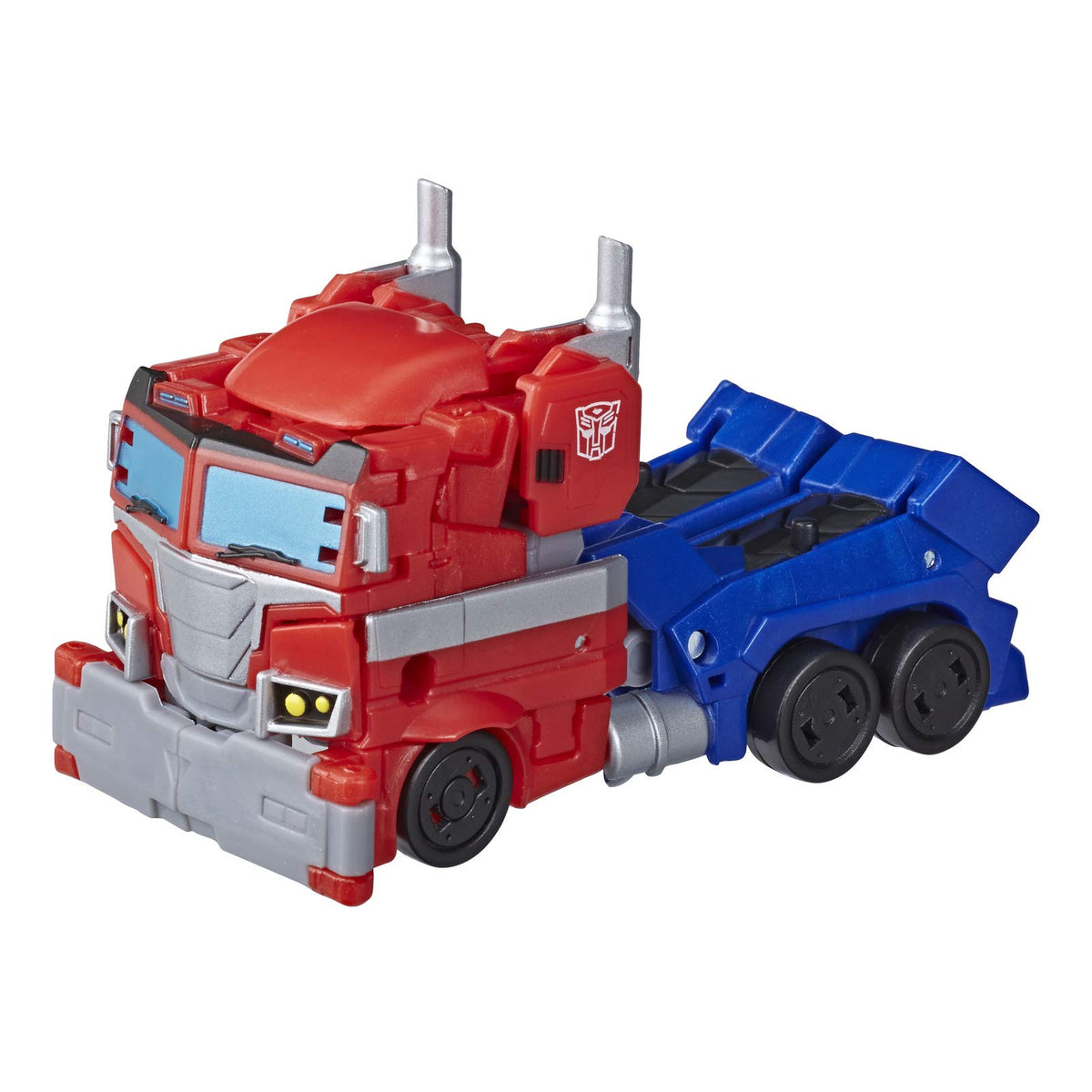 Transformers Toys Cyberverse Deluxe Class Optimus Prime Action Figure, Matrix Mega Shot Attack Move and Build-A-Figure Piece, for Kids Ages 6 and Up, 5-inch