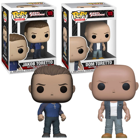 Funko Pop! Fast and Furious 9 Set of 2: Dominic and Jakob Toretto