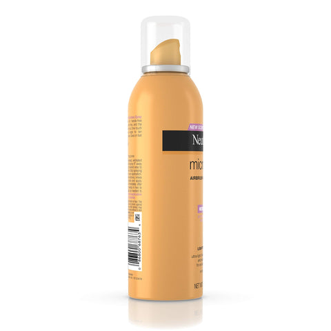Neutrogena Micromist Airbrush Sunless Tanning Spray with Witch Hazel, Gradual Sunless Tanner with Alcohol-Free, Oil-Free & Non-Comedogenic Formula, Medium Intensity, 5.3 oz