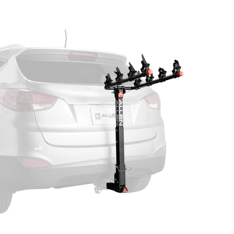 Allen Sports Deluxe Quick Install 4-Bike Hitch Rack, Model 1540RR, Black