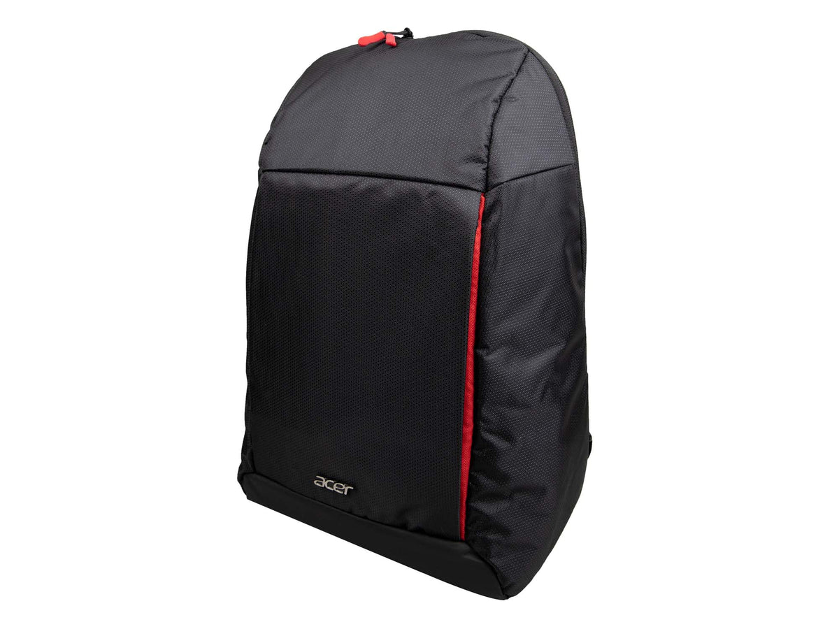 Acer Nitro Urban gaming laptop backpack - (fits laptops up to 15.6 Inch, water resistant, breathable mesh back, padded shoulder straps, black)