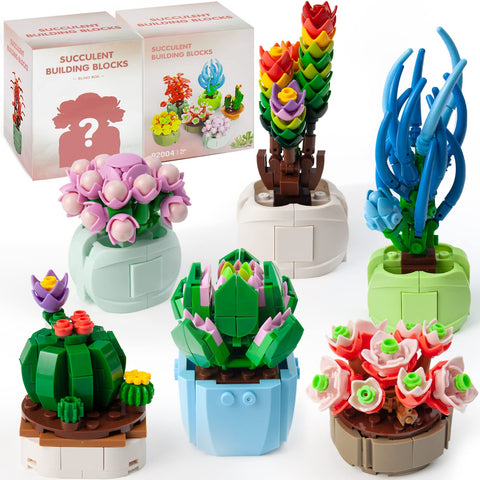 OundarM Insect Blocks Blind Box Series, Insect Toy Building Set for Party Favors, Toy Bugs Building Set for Kids 6+, Home or School Display- Random 2 Boxes