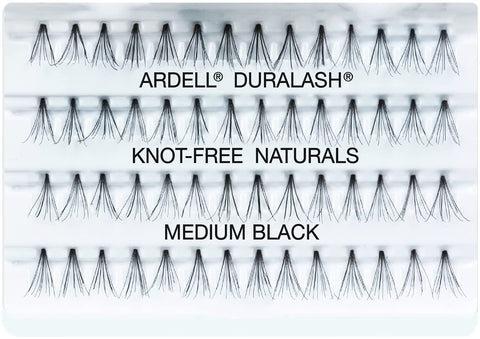 Ardell Duralash Naturals Flares Knot-free Medium Black, 56 Count (Pack of 6)