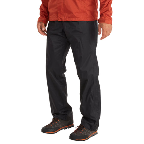 Marmot Men PreCip Eco Full Zip Pant, Waterproof Trousers, Breathable Overtrousers, Lightweight Hiking Pant, Windproof Trekking Pants