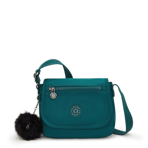 Kipling Women's Sabian Cross Body, Graceful Green, 7.75''L x 5.75''H x 3.25''D