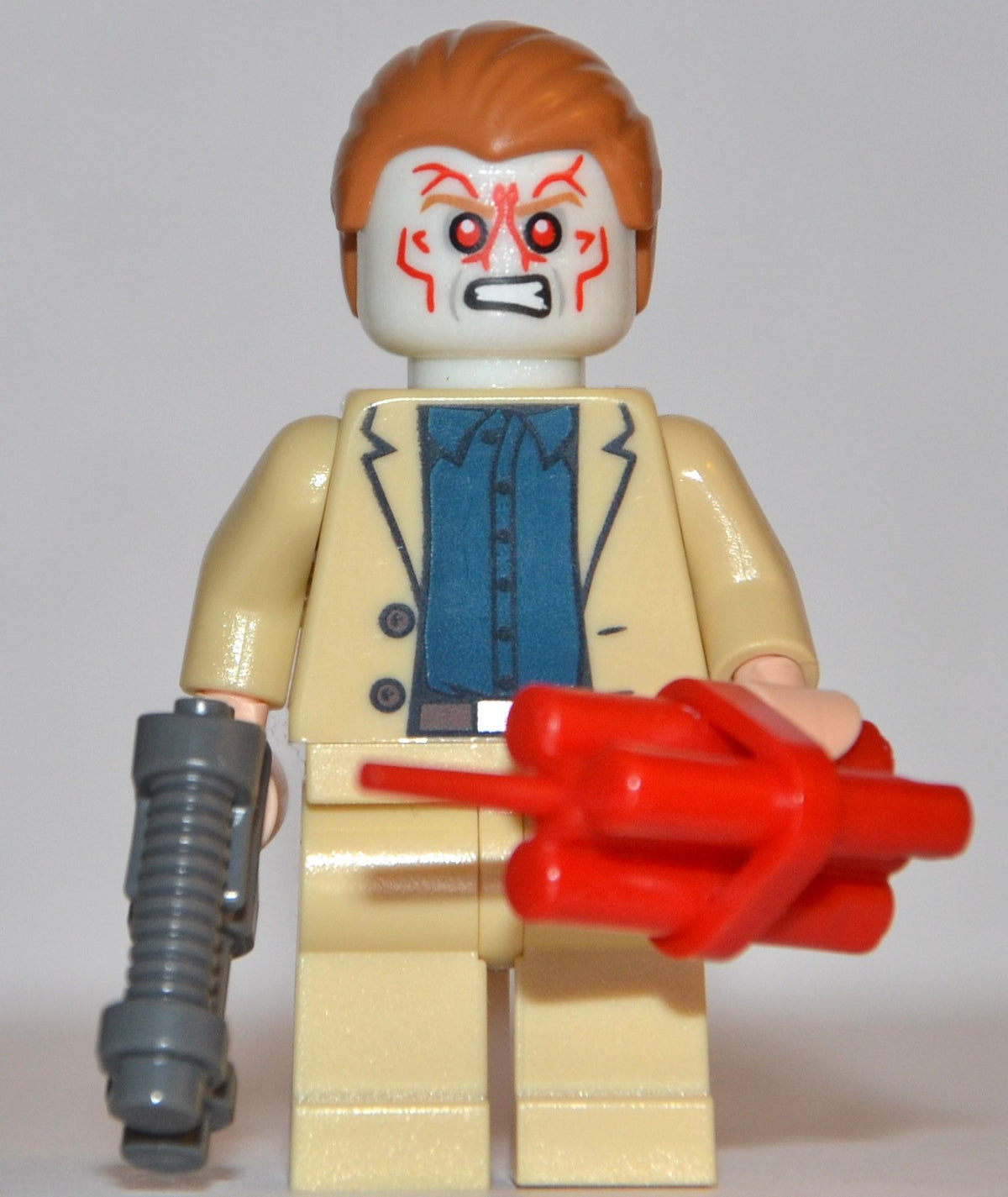 LEGO Super Heroes Iron Man 3 Aldrich Killian Minifigure with Glow in the Dark Head, Ray Gun and Dynamite