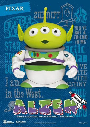 Beast Kingdom Toy Story: Alien Remix Buzz DAH-030 Dynamic 8ction Heroes Action Figure, Multicolor