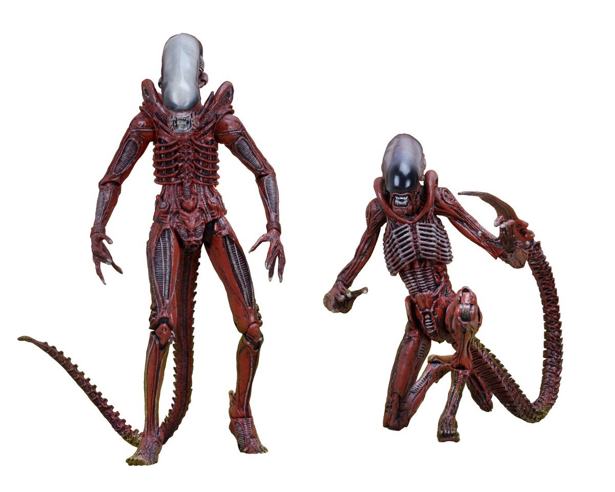 NECA Aliens 7 inch Scale Action Figure - Genocide Big Chap and Dog Alien (pack of 2)