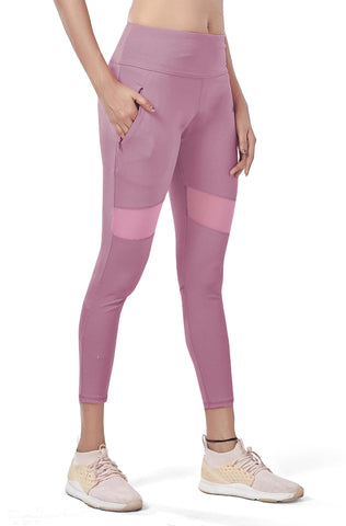 Mehrang Active Yoga Pants for Women Gym High Waist with Pocket, Tummy Control, Workout Pants 4 Way Stretch Yoga Leggings Small Moove