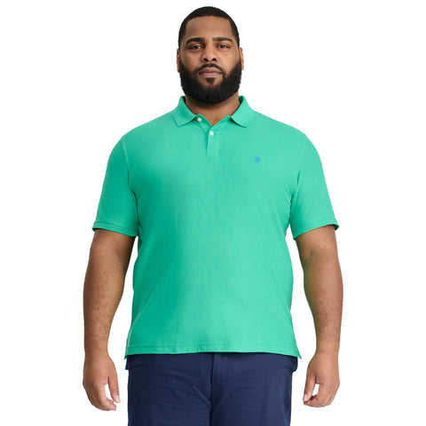 IZOD MenÃ¢â‚¬â„¢s Big-and-Tall Advantage Performance Short-Sleeve Solid Polo Shirt, Simply Green, 3X-Large