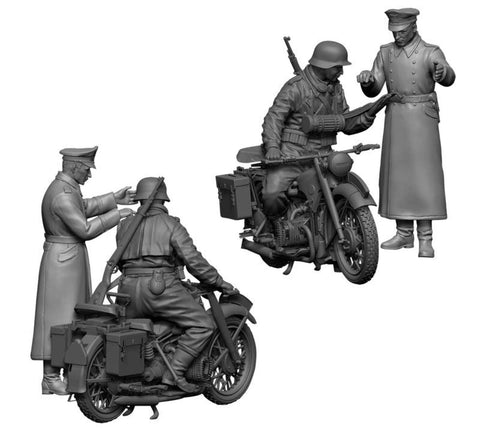 Zvezda Models 3632 - German R-12 Heavy Motorcycle - Plastic Soldiers Kit - Scale 1:35 119 pcs 2.5'', ZV3632