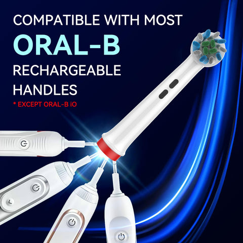 4 Count Electric Toothbrush Replacement Refill Heads with Twisted Bristles for Superior Plaque Removal - Ideal for Family Oral Health