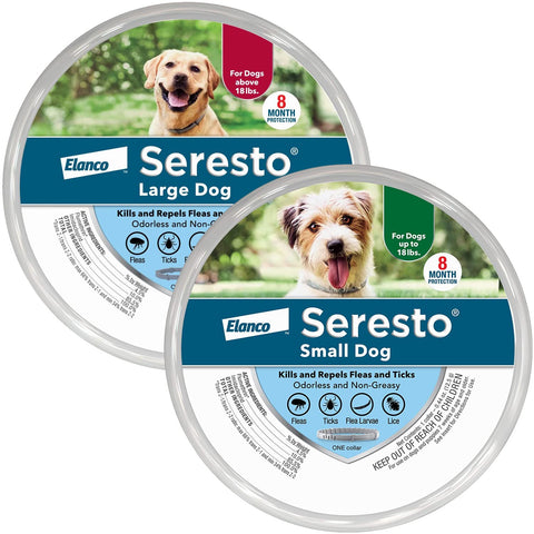 Seresto Flea Tick Collar 1 Large Dog + 1 Small Dog