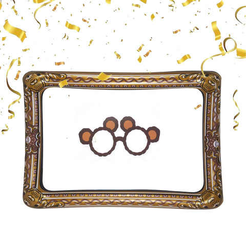 Inflatable Selfie Frame, Party Photo Props, Photo Booth Props, PVC Inflatable Photo Frame, Inflatable Frame Made of PVC, Selfie Picture Frame, Photo Booth Accessories, Party Photo (2#)
