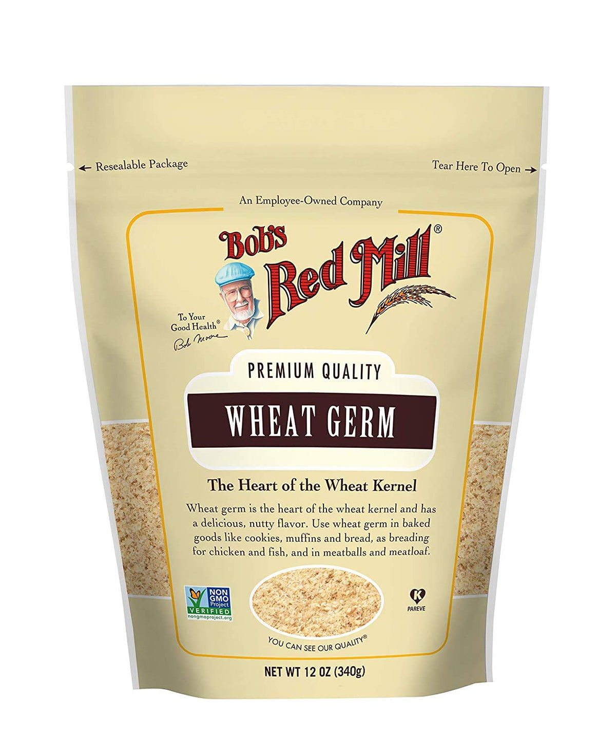 Bob's Red Mill Wheat Germ, 12 Oz (Pack of 2)