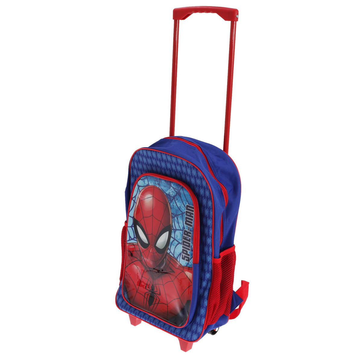 New Childrens Spiderman Deluxe Backpack Trolley Bag