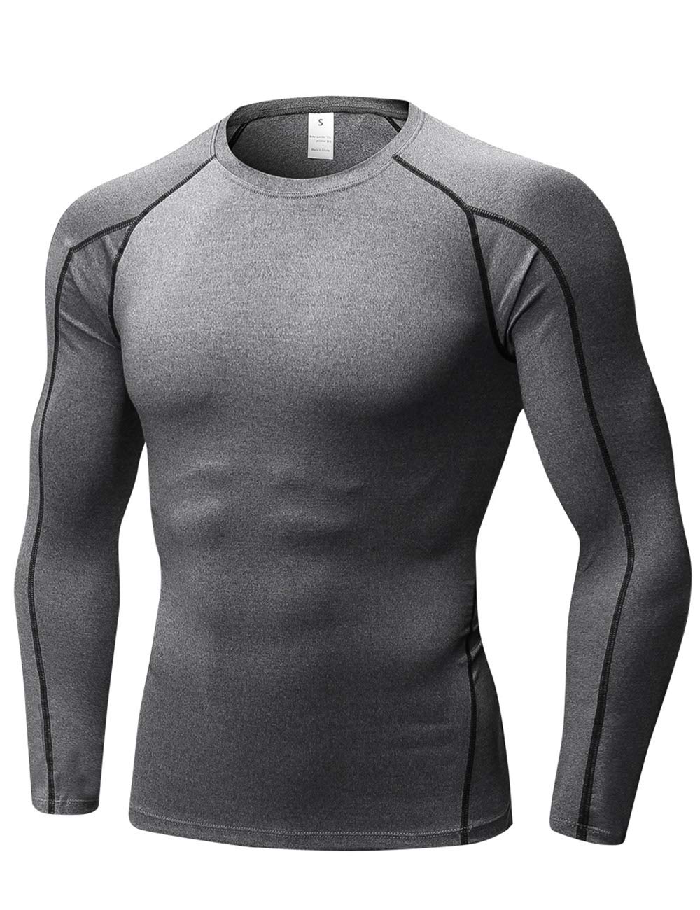 sandbank Men's Outdoor Capri Pants Quick Dry Hiking 3/4 Below Knee Shorts with Zipper Pockets (Grey, US M-Elastic Waist: 32-45â€™â€™)
