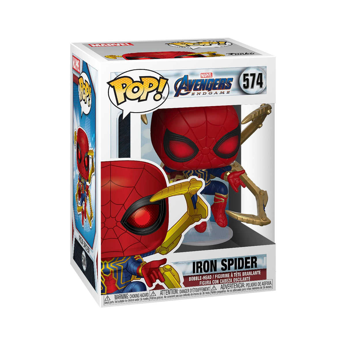 Funko Pop! Marvel: Endgame - Iron Spider With NanoGauntlet - Avengers - Collectable Vinyl Figure - Gift Idea - Official Merchandise - Toys for Kids & Adults - Movies Fans