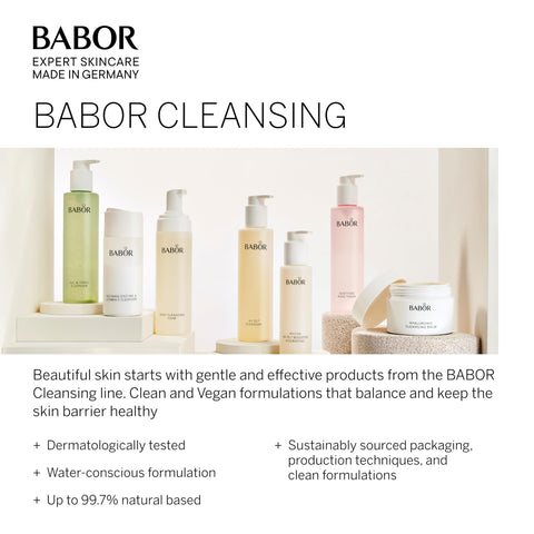 BABOR Refining Enzyme & Vitamin C Cleanser, Enzyme Powder Cleanser, Exfoliating Face Wash Polish, Gentle Facial Scrub to Brighten and Even Complexion