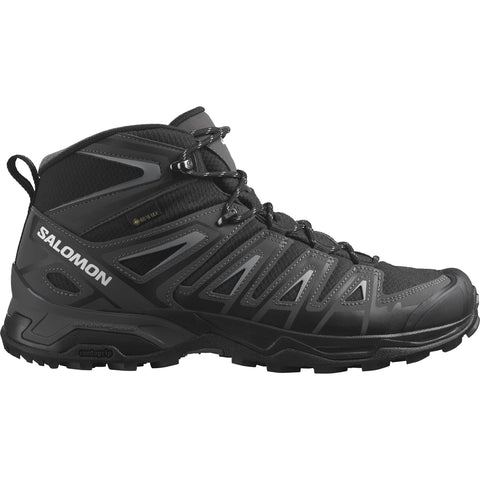 Salomon Mens Mid-top Hiking Shoe, Black Magnet Monument, 8