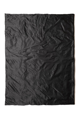 Snugpak Jungle Blanket WGTE - Windproof, Water-Resistant Travel Blanket with Travelsoft Technology - Ideal for Hiking, Camping, Emergencies - With Compression Stuff Sack - Black (XL)