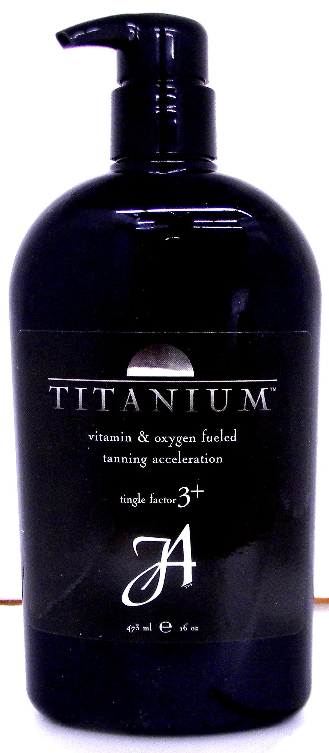 John Abate Titanium Vitamin & Oxygen Fueled Tanning Acceleration Lotion 16 Oz.