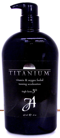 John Abate Titanium Vitamin & Oxygen Fueled Tanning Acceleration Lotion 16 Oz.