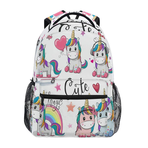 senya School Backpack Unicorn Couple Teens Girls Boys Schoolbag Travel Bag