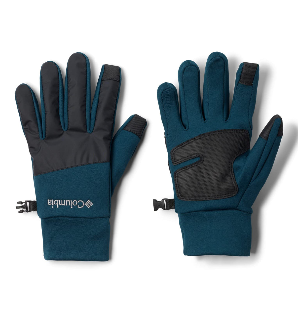 Columbia Men's Cloudcap Fleece Glove, Night Wave/Black, Medium