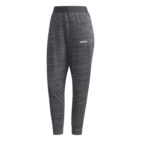 adidas Women's Essentials 7/8 Pant French Terry Dark Gray Heather/White Small