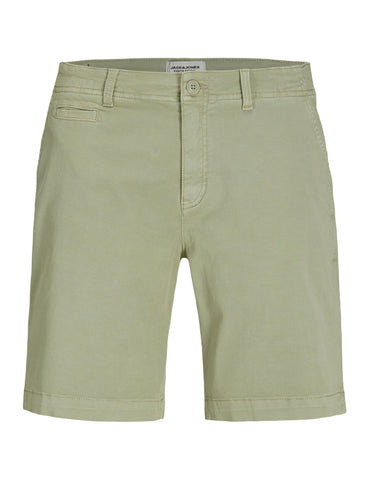 JACK & JONES Men's Jpstace Jjharlow Chino Short, Desert Sage, L