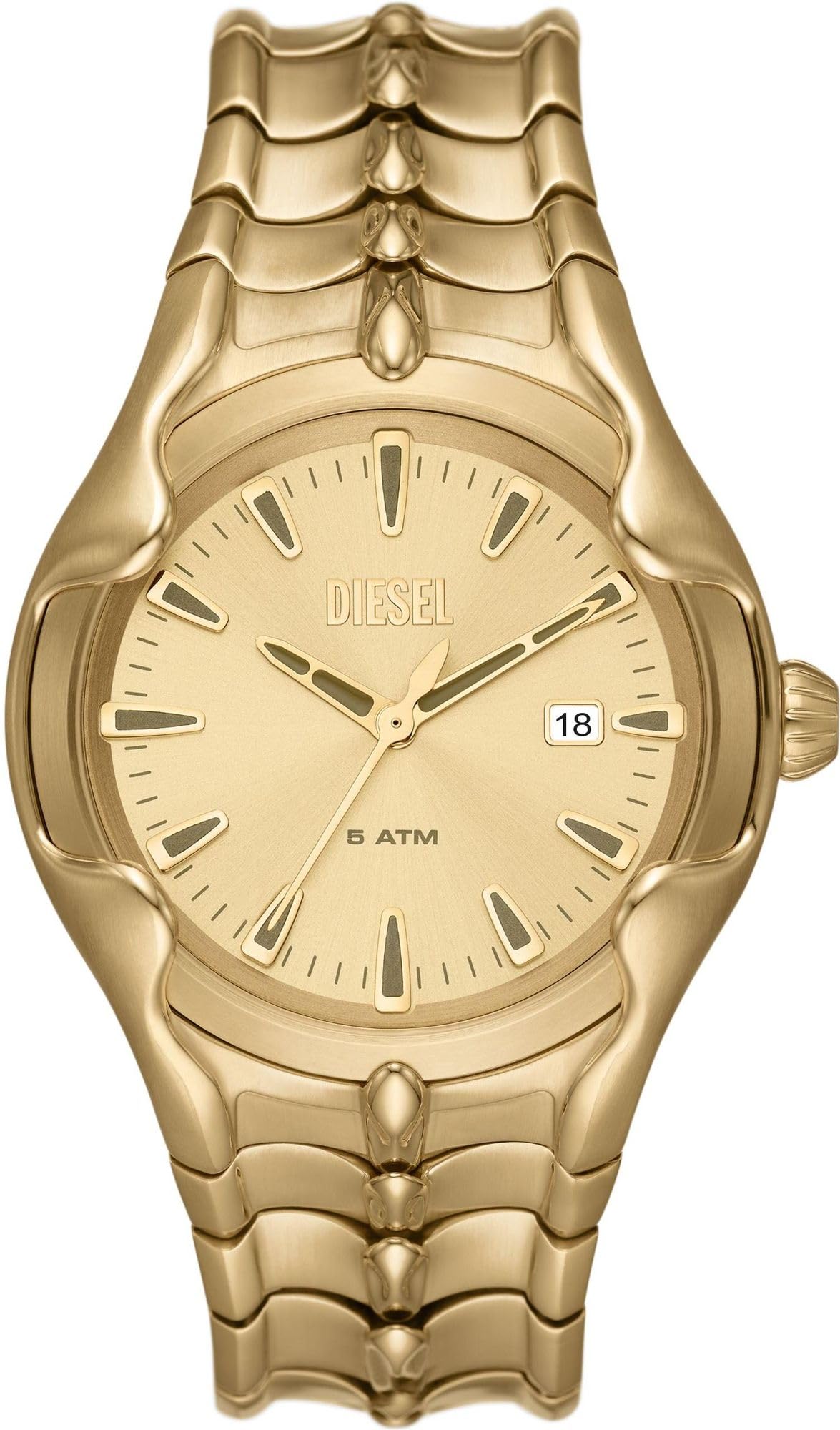 Diesel Men's Analog Quartz Watch with Stainless Steel Strap DZ2186