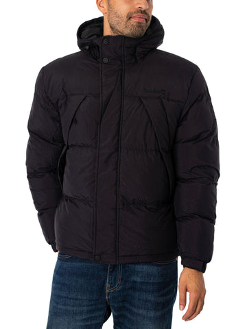 Timberland Men's Durable Water Repellent Jacket, Black, XL