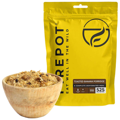 Firepot Toasted Banana Porridge - Healthy VEGAN Dehydrated Expedition FoodÃƒÆ’Ã†â€™Ãƒâ€ Ã¢â‚¬â„¢ÃƒÆ’Ã¢â‚¬Å¡Ãƒâ€šÃ‚Â¢ÃƒÆ’Ã†â€™Ãƒâ€šÃ‚Â¢ÃƒÆ’Ã‚Â¢ÃƒÂ¢Ã¢â‚¬Å¡Ã‚Â¬Ãƒâ€¦Ã‚Â¡ÃƒÆ’Ã¢â‚¬Å¡Ãƒâ€šÃ‚Â¬ÃƒÆ’Ã†â€™ÃƒÂ¢Ã¢â€šÂ¬Ã…Â¡ÃƒÆ’Ã¢â‚¬Å¡Ãƒâ€šÃ‚Â¦