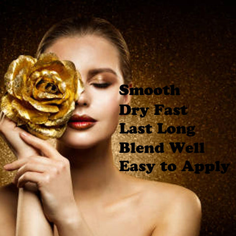 Gold Glitter Liquid Eyeshadow Eyelid Color,Highly Pigmented Yellow Liquid Shimmer Eyeshadow Eye Glitter Makeup,Dry Fast Long Lasting Eye Makeup Eye Look