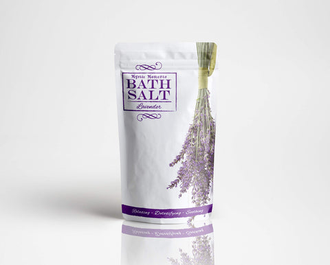 Mystic Moments Lavender Bath Salts 500g | Natural Bath Soak for Muscle, Perfect for Skin, Face & Body 100% Natural Vegan GMO Free