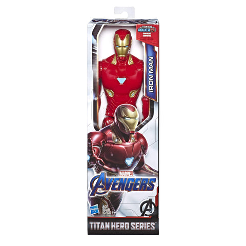 Avengers Marvel Endgame Titan Hero Series Iron Man 12"-Scale Super Hero Action Figure Toy with Titan Hero Power Fx Port