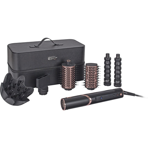Shark FlexStyle 5-in-1 Air Styler & Hair Dryer, Car Wrap Curls, Flat Brush, Oval Brush, Concentrator, Diffuser, Storage Box, Without Thermal Damage, Black/Pink HD440EU