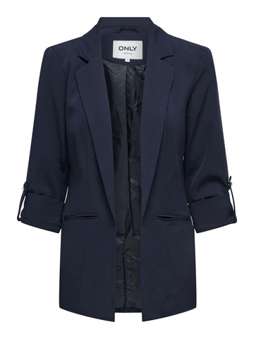 ONLY Women's Onlkayle-orleen 3/4 Blazer TLR Noos, Night Sky, 8