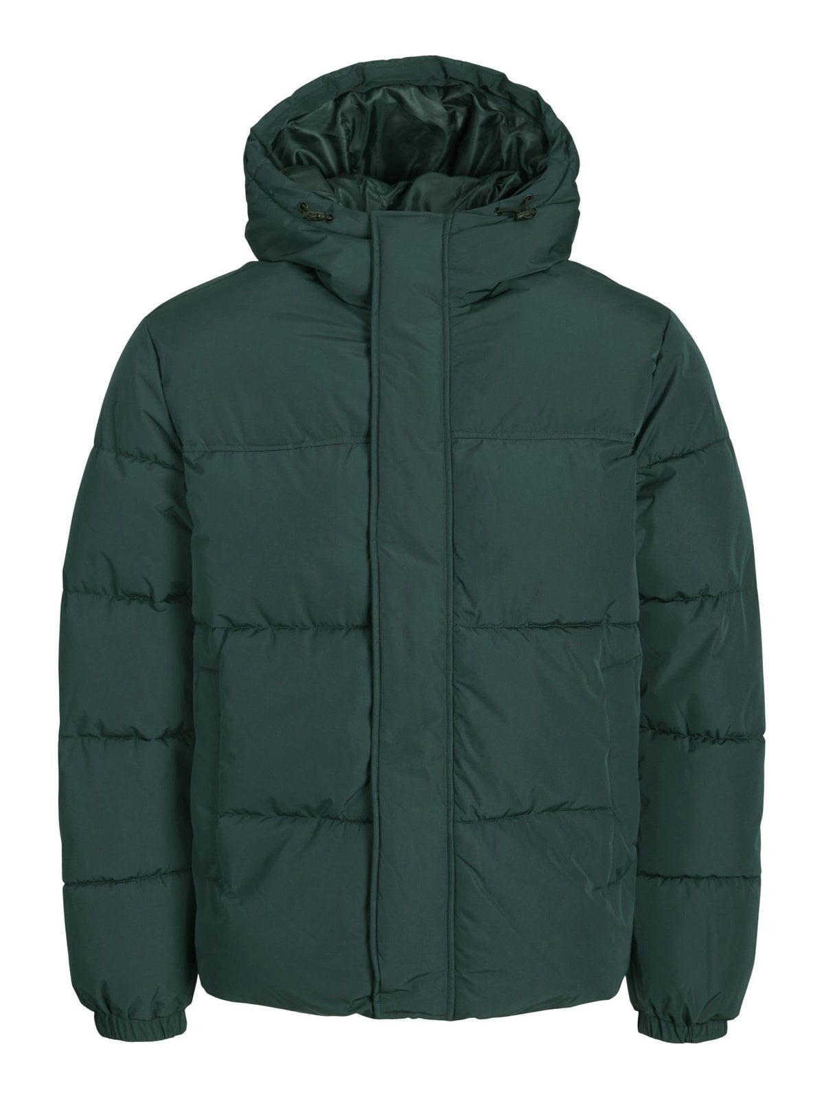 JACK & JONES Men's Jjebradley Puffer Hood Sn Quilted Jacket, Magical Forest, XL